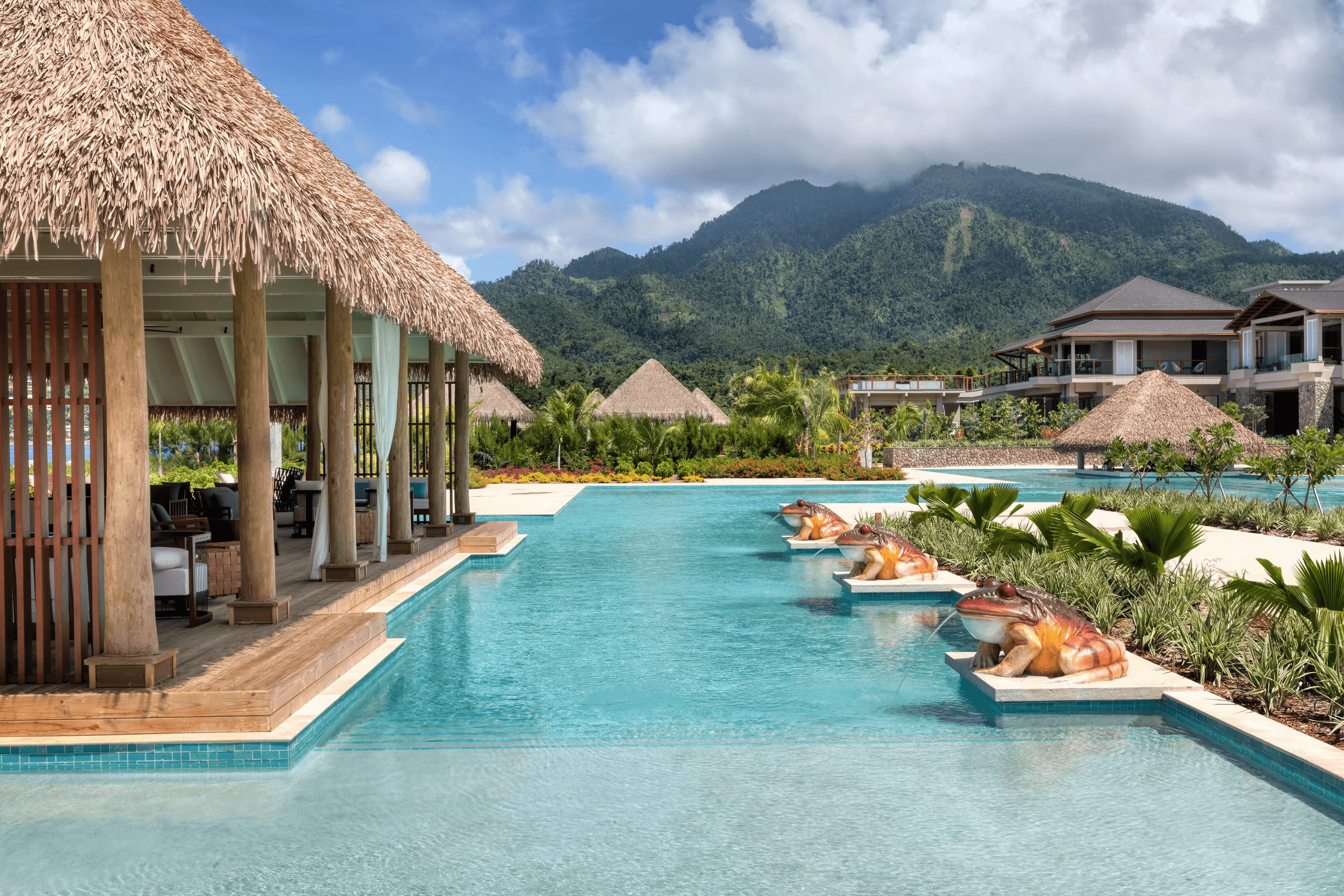 Resort-style pool and property
